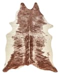 Pikkukuva 1 / 6: Lehmän tekotalja ruskea 130 x 170 cm keinoturkis käsintehty pörröinen liukumaton konepestävä rustiikkinen