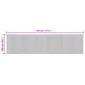Pikkukuva 7 / 8: vidaXL Matto suorakaide musta 100x400 cm bambu
