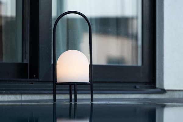 Colie bordlampe LED utendørs 19x43x19cm svart.