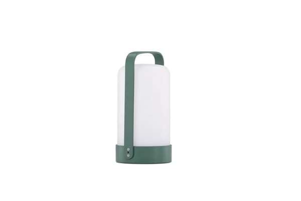 Fern bordlampe LED utendørs grønn.