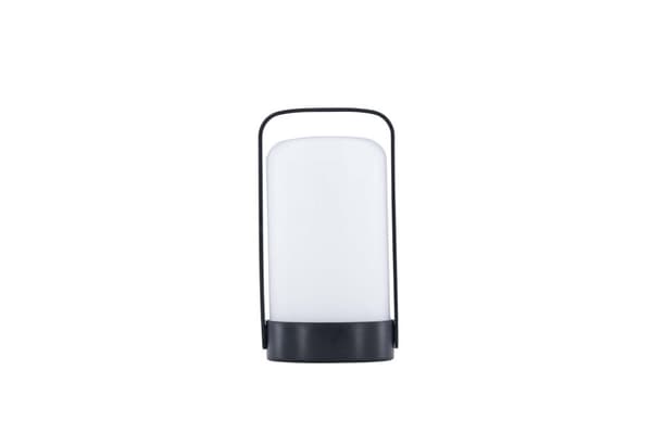 Fern bordlampe LED utendørs svart.