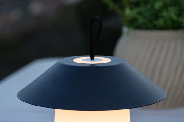 Rubu bordlampe LED utendørs svart.