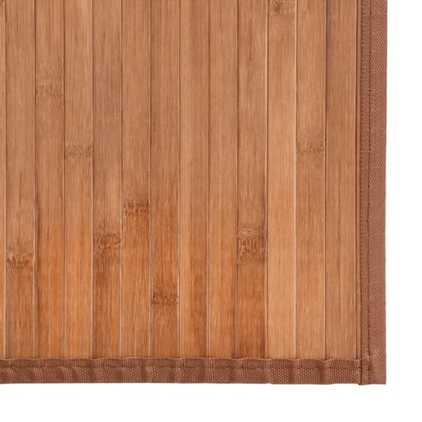 vidaXL matto suorakaide luonnollinen 80x100 cm bambu