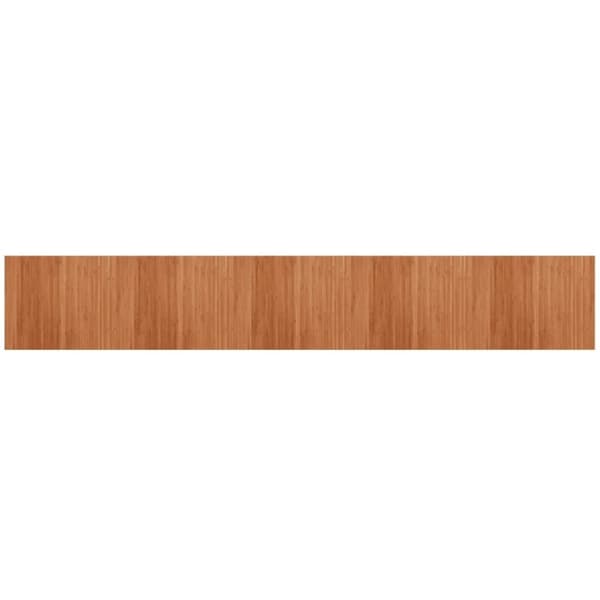 vidaXL Teppe rektangulær brun 80x500 cm bambus