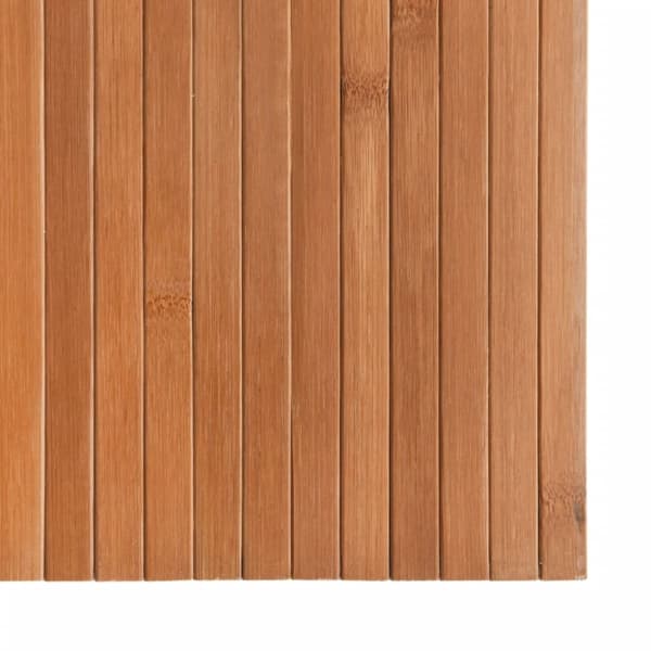 vidaXL Teppe rektangulær naturell 80x200 cm bambus