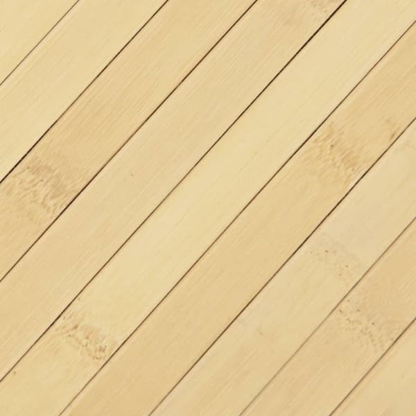 vidaXL Matta rektangulär ljus naturlig 100x200 cm bambu
