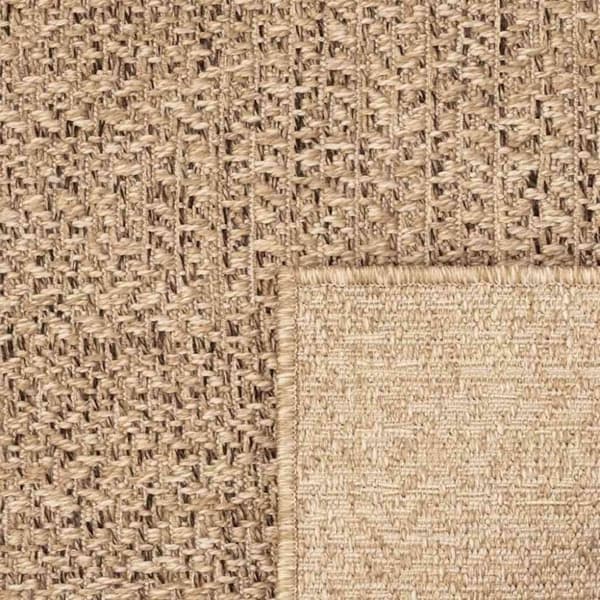 vidaXL Teppe ZIZUR 80x200 cm jute-utseende innendørs og utendørs