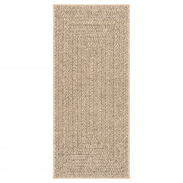 vidaXL Matto ZIZUR 80x200 cm juuttityyli sisä- ja ulkokäyttöön