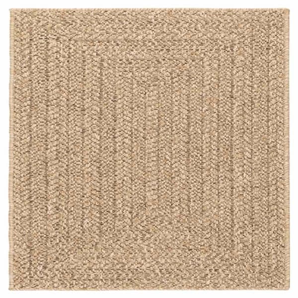 vidaXL Matta ZIZUR 120x120 cm jutelook inomhus och utomhus