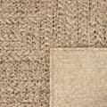 Miniatyrbilde 5 av 8: vidaXL Teppe ZIZUR 240x240 cm jute-utseende innendørs og utendørs