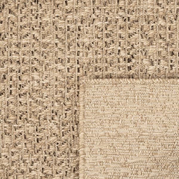 vidaXL Teppe ZIZUR 240x240 cm jute-utseende innendørs og utendørs