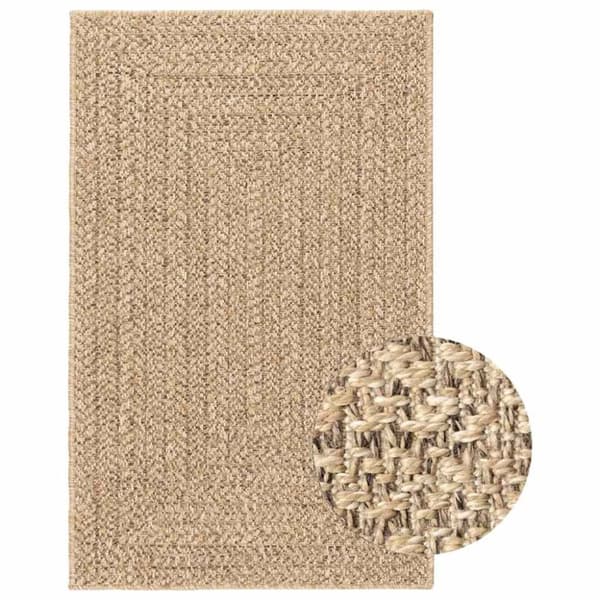 vidaXL Teppe ZIZUR 240x340 cm jute-utseende innendørs og utendørs