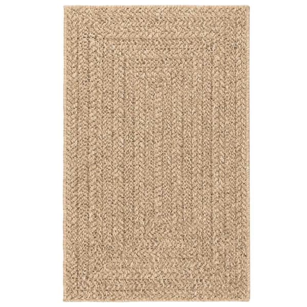 vidaXL gulvtæppe ZIZUR 240x340 cm jute-look indendørs og udendørs