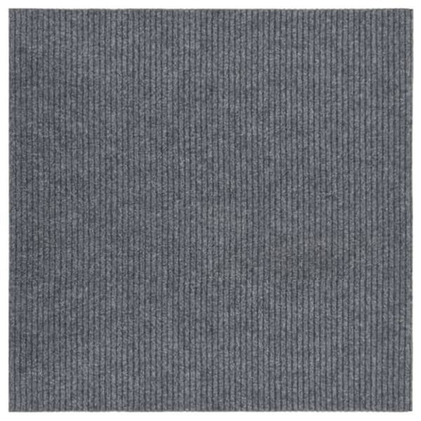 vidaXL smudsmåtte 100x100 cm grå - Tæpper