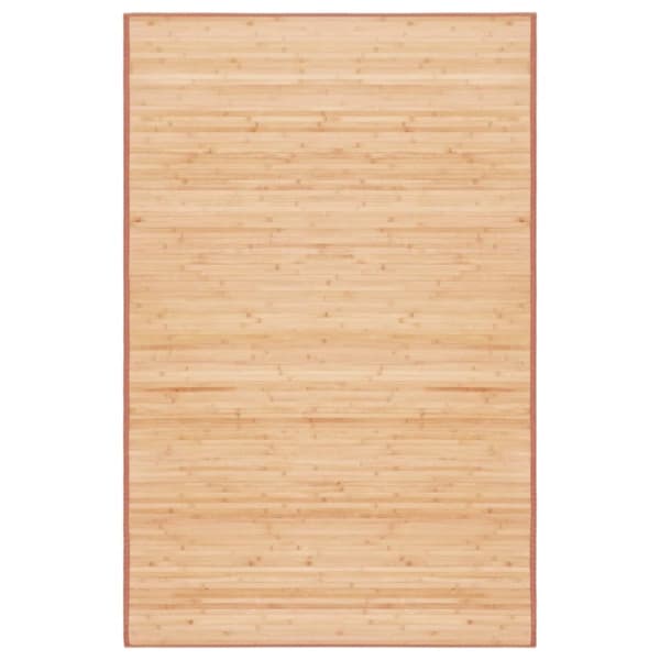 vidaXL Bambumatta 100x160 cm brun -  Mattor