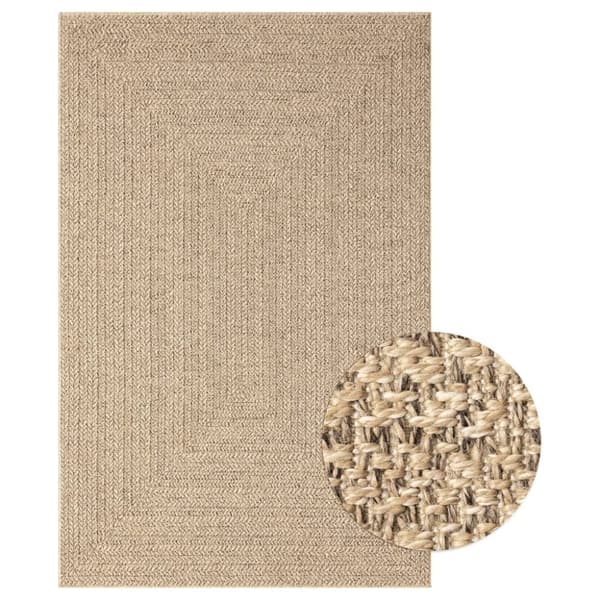 vidaXL Matta ZIZUR 200x290 cm jutelook inomhus och utomhus -  Mattor