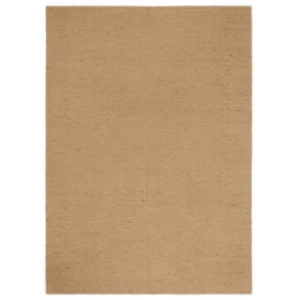 vidaXL håndlavet gulvtæppe 160x230 cm løkkeluv jute og bomuld -  Tæpper