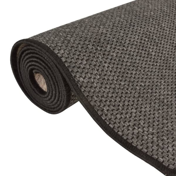 vidaXL Käytävämatto sisal-tyyli antrasiitti 50x200 cm -  Matot