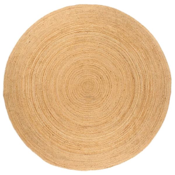 vidaXL gulvtæppe 210 cm flettet jute rundt -  Tæpper