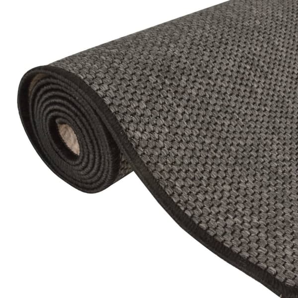 vidaXL Gångmatta sisallook antracit 50x300 cm -  Mattor