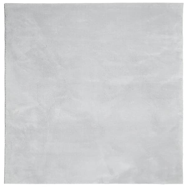 vidaXL gulvtæppe HUARTE 120x120 cm kort luv og vaskbart grå -  Tæpper