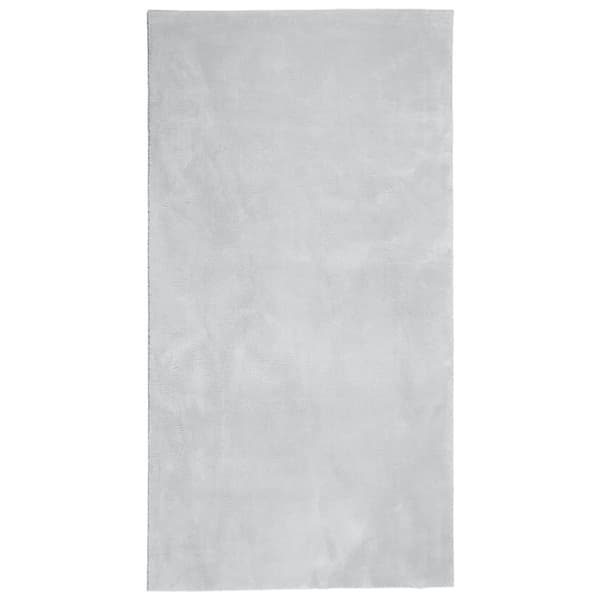 vidaXL Mjuk matta HUARTE med kort lugg tvättbar grå 80x150 cm -  Mattor