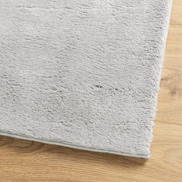 vidaXL Mjuk matta HUARTE med kort lugg tvättbar grå 80x150 cm -  Mattor
