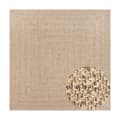 Miniatyrbillede 1 af 8: vidaXL gulvtæppe ZIZUR 200x200 cm jute-look indendørs og udendørs