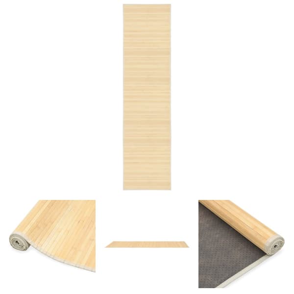 The Living Store Bambumatta 80x300 cm naturlig -  Mattor