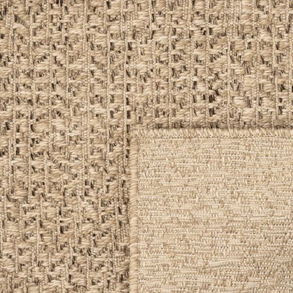 The Living Store gulvtæppe ZIZUR 80x150 cm jute-look indendørs og udendørs -  Tæpper