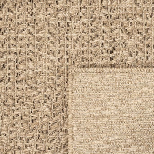 The Living Store gulvtæppe ZIZUR 160x230 cm jute-look indendørs og udendørs -  Tæpper