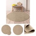 Miniatyrbillede 1 af 8: The Living Store gulvtæppe ZIZUR 120 cm jute-look indendørs og udendørs -  Tæpper