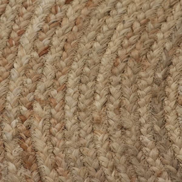 The Living Store tæppe flettet jute 90 cm rund - Tæpper