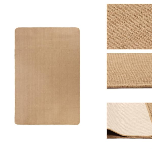 Mattor - Living Jutematta med latexundersida 160x230 cm naturlig