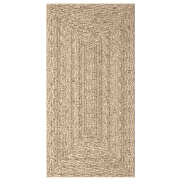 Tæpper - Living gulvtæppe ZIZUR 80x150 cm jute-look indendørs og udendørs