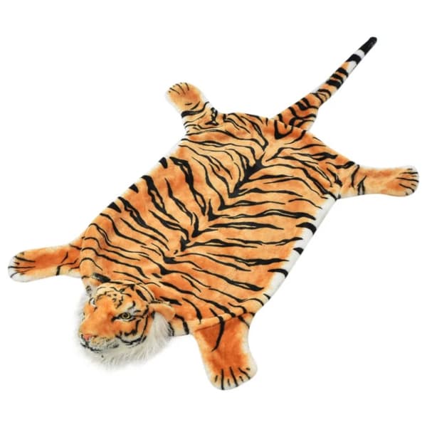 Tæpper - Living tigertæppe plys 144 cm brun