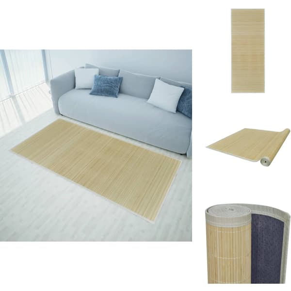 Mattor - Living Bambumatta 160x230 cm naturlig