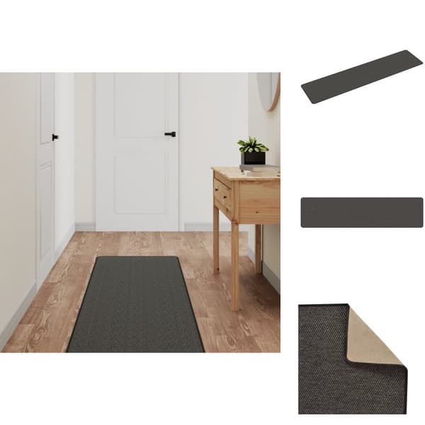 Mattor - Living Gångmatta sisallook antracit 50x200 cm