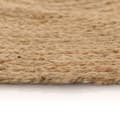 Miniatyrbillede 4 af 6: Tæpper - Living tæppe flettet jute 120 cm rund