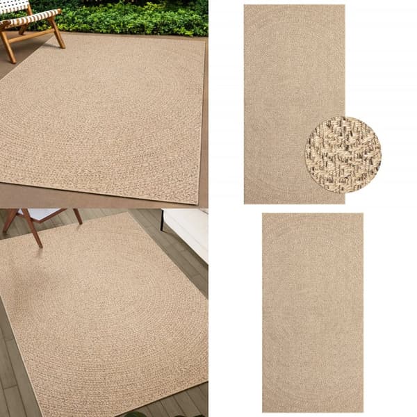 Gulvtæppe ZIZUR 80x150 cm jute-look indendørs og udendørs - Gulvtæppe - Gulvtæpper - Home & Living