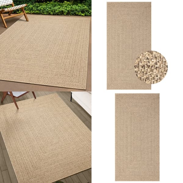 Gulvtæppe ZIZUR 80x150 cm jute-look indendørs og udendørs - Gulvtæppe - Gulvtæpper - Home & Living