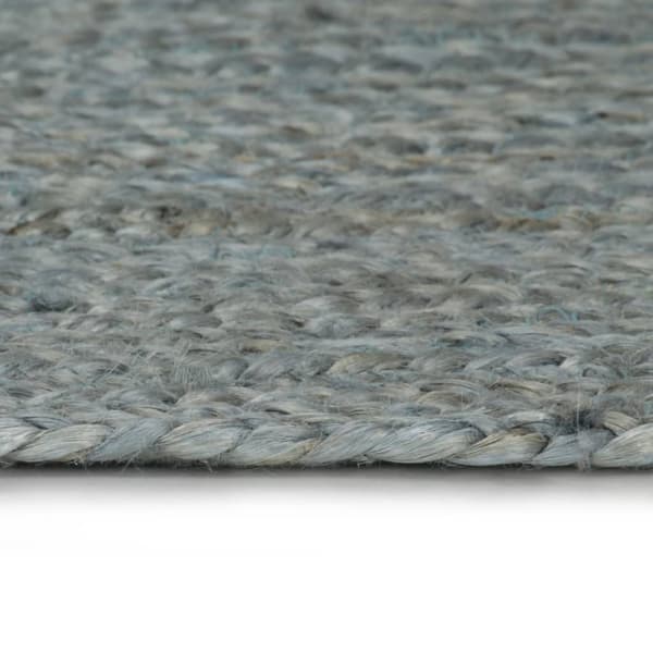 Håndlavet tæppe jute rund 120 cm olivengrøn - Tæppe - Tæpper - Home & Living