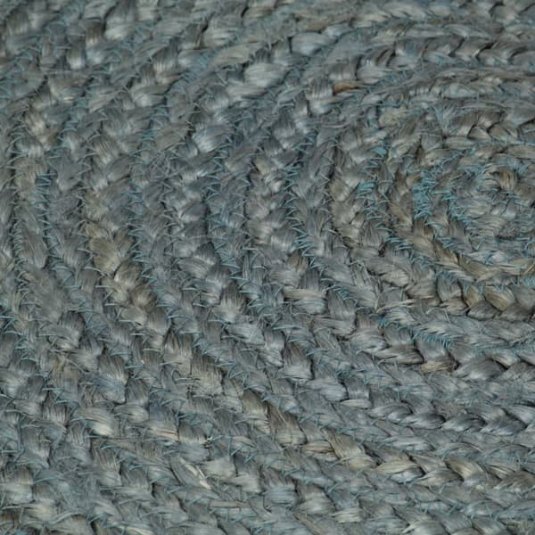 Håndlavet tæppe jute rund 120 cm olivengrøn - Tæppe - Tæpper - Home & Living
