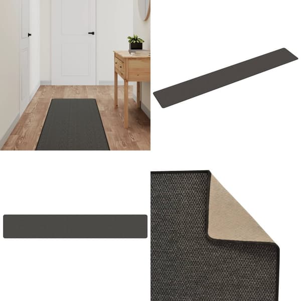 Tæppeløber 50x300 cm sisallook antracitgrå - Tæppeløber - Tæppeløbere - Home & Living