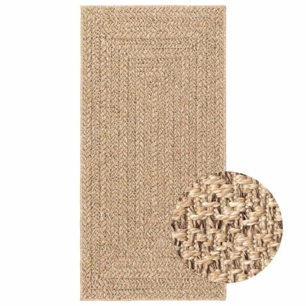 vidaXL Matta ZIZUR 60x110 cm jutelook inomhus och utomhus