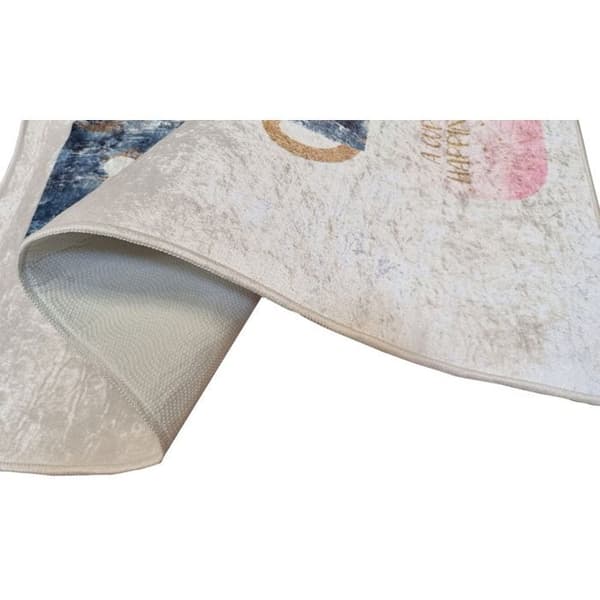 Kökmatta - CUP - 60x90 cm - Rosa - Halkfri - Maskintvättbar