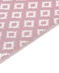 Miniatyrbilde 4 av 6: Teppe Rosa Syntetisk materiale 120 x 180 cm Innendørs Utendørs Geometrisk mønster Moderne Balkong Ute