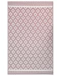 Miniatyrbilde 1 av 6: Teppe Rosa Syntetisk materiale 120 x 180 cm Innendørs Utendørs Geometrisk mønster Moderne Balkong Ute