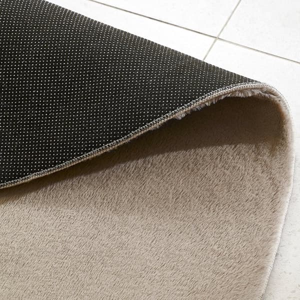 Cat Taupe Tvättbar Pälsmatta