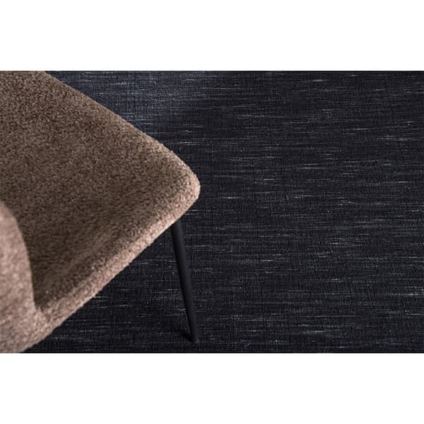 Elton tæppe 350x252cm sort.